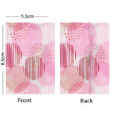 Premium Heat Sealing Mylar Matte Flat Open Top Plastic Package Pouch with Flower Printing