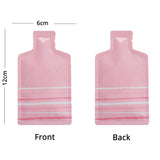 Premium Portable Cute Bottle Shape Open Top Aluminum Mylar Food Smell Proof Packing Bag