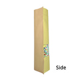Zip Lock With Window Kraft Paper Stand Up Pouch Recyclable Eco-friendly Mylar Packaging Storage Bag With Tear Notch