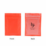 Custom Printed: Eco Smell Proof Food Packaging Zip Lock Storage Bag Matte Foil Mylar Plastic Pouch