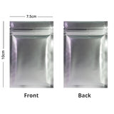 Eco-friendly Various Colors Smell Proof Heat Sealing Candy Packaging Pouches Foil Mylar Zip Lock Storage Bags