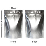 Custom Matte Mutlicolor Stand Up Metallic Foil Mylar Recyclable Storage Organizer Zip Lock Bag