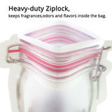 Shape Like Jar Bottle Matte Clear Multicolor Plastic Mylar Ziplock Bag Liquid Powder Coffee Bean Sample Stand Up Storage Pouch