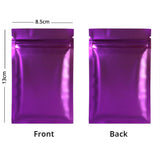 Eco-friendly Various Colors Smell Proof Heat Sealing Candy Packaging Pouches Foil Mylar Zip Lock Storage Bags