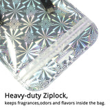 Custom Printed: Earphone Zip Lock Bag Metallic Mylar Pouch USB Cable Storage Pouch Clear Front Package Bag