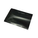 Custom Printed: Many Sizes Clear Heat Seal Powder Package Bag Aluminum Mylar Black Open Top Pouch w/ Tear Notch