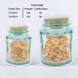 Custom Printed:New Design Matte Green Special Shaped Mason Jar Liquid Storage Pouch Plastic Mylar Reusable Stand Up Zip Lock Bag