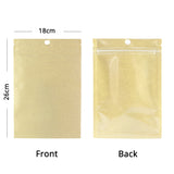 Custom Printed: Variety of Sizes Reusable Package Bag Heat Sealing Kraft Paper Mylar Flat Zip Lock Pouch