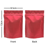 Custom Matte Mutlicolor Stand Up Metallic Foil Mylar Recyclable Storage Organizer Zip Lock Bag