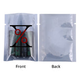 Custom Printed: Variety-Size Heat Seal Phone Accessories Mylar Flat Package Pouch Glossy Translucent Open Top Bag