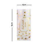 4x9cm Cute Designs Vacuum Heat Seal Storage Bags Open Top Pouches for Candies Sweets with Tear Notch