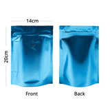 High Quality Matte Various Color Stand Up Pouch With Valve Metallic Foil Mylar Zip Lock Eco Compostable  Food Storage Packaging Bag